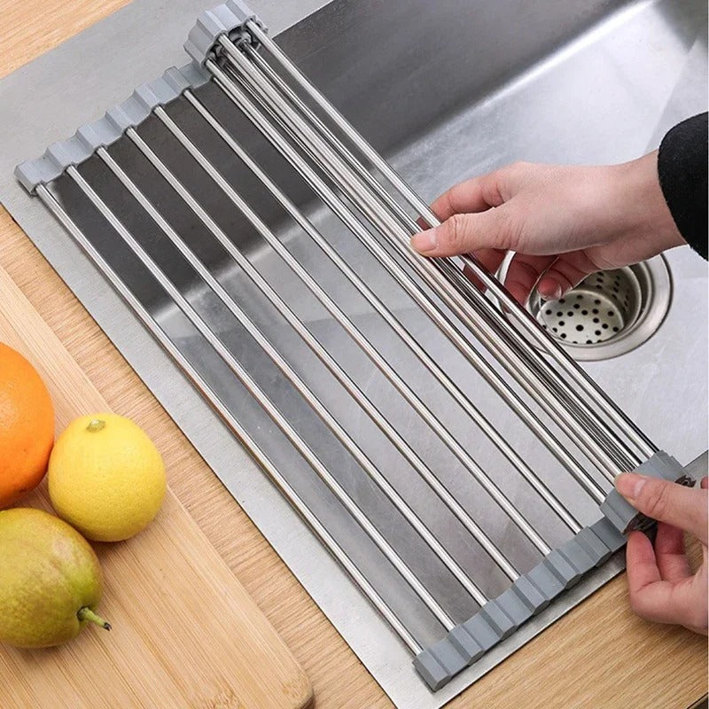 Rollup Stainless Steel Drying Rack